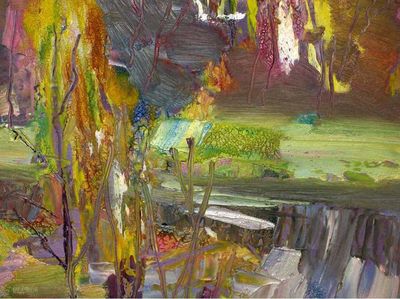 Autumn sketch by Alexander Vlasyuk - search and link Fine Art with ARTdefs.com