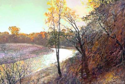 Autumn in LoÅ¡ice by Alexander Vlasyuk - search and link Fine Art with ARTdefs.com