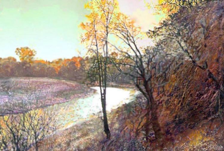Autumn in LoÅ¡ice by Alexander Vlasyuk - search and link Fine Art with ARTdefs.com