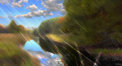 Breath of Autumn by Alexander Vlasyuk - search and link Fine Art with ARTdefs.com