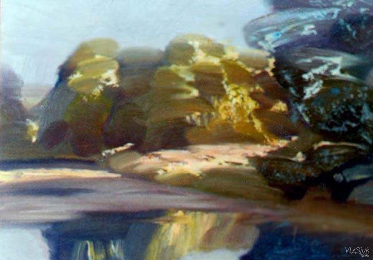 Morning. On the Svisloch River. by Alexander Vlasyuk - search and link Fine Art with ARTdefs.com