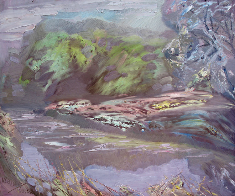June. Etude. by Alexander Vlasyuk - search and link Fine Art with ARTdefs.com