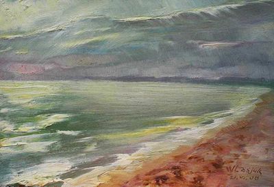 The sea ... The sky ... Crimea-2008 by Alexander Vlasyuk - search and link Fine Art with ARTdefs.com