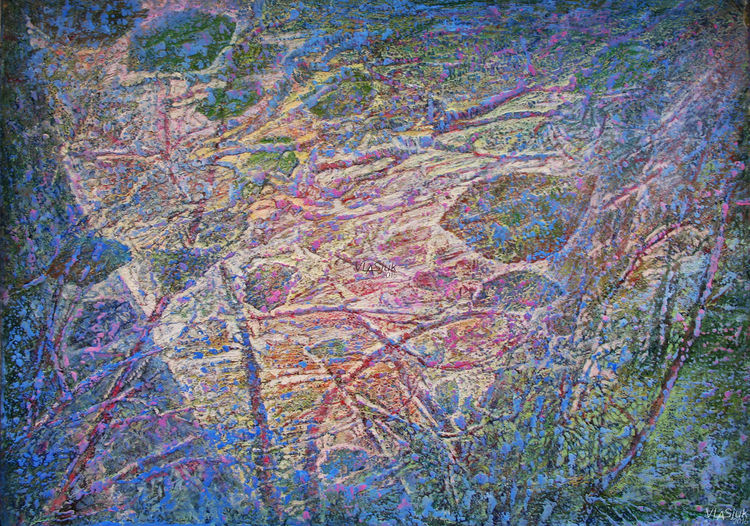 In the shade of trees by Alexander Vlasyuk - search and link Fine Art with ARTdefs.com