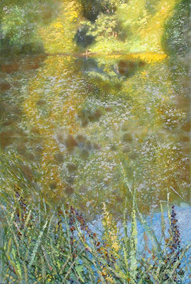 Pond by Alexander Vlasyuk - search and link Fine Art with ARTdefs.com