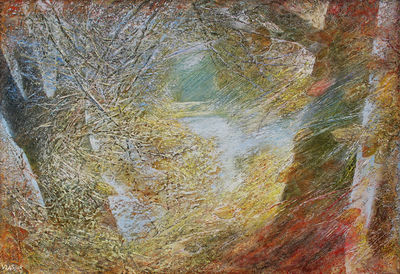 Autumn in the park by Alexander Vlasyuk - search and link Fine Art with ARTdefs.com
