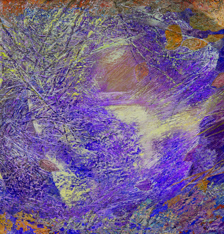 Evening Impression of Autumn by Alexander Vlasyuk - search and link Fine Art with ARTdefs.com