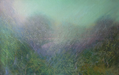 Spring garden by Alexander Vlasyuk - search and link Fine Art with ARTdefs.com