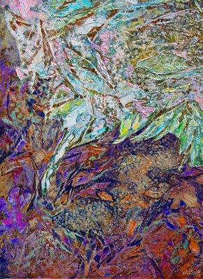 Textures of herbs by Alexander Vlasyuk - search and link Fine Art with ARTdefs.com