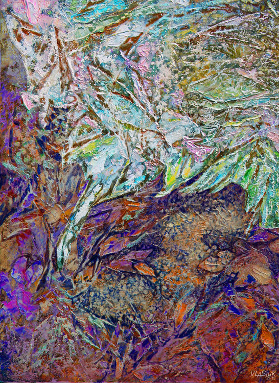 Textures of herbs by Alexander Vlasyuk - search and link Fine Art with ARTdefs.com