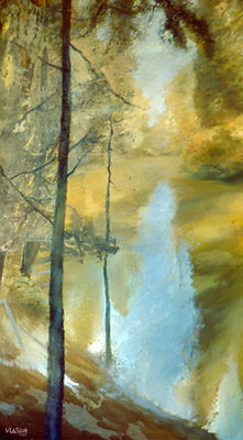 On the river Nyah by Alexander Vlasyuk - search and link Fine Art with ARTdefs.com
