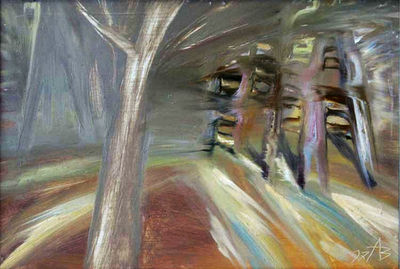 Morning Forest by Alexander Vlasyuk - search and link Fine Art with ARTdefs.com