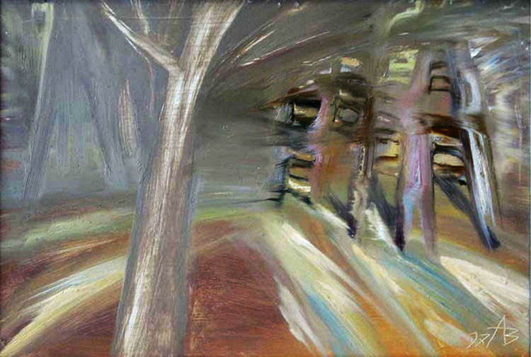 Morning Forest by Alexander Vlasyuk - search and link Fine Art with ARTdefs.com