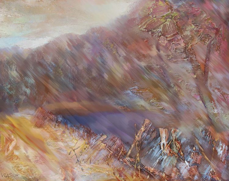 Autumn winds by Alexander Vlasyuk - search and link Fine Art with ARTdefs.com