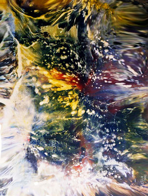 The noise of Lake Tegel by Alexander Vlasyuk - search and link Fine Art with ARTdefs.com