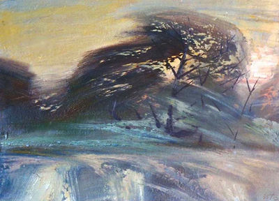 Morning dawn by Alexander Vlasyuk - search and link Fine Art with ARTdefs.com