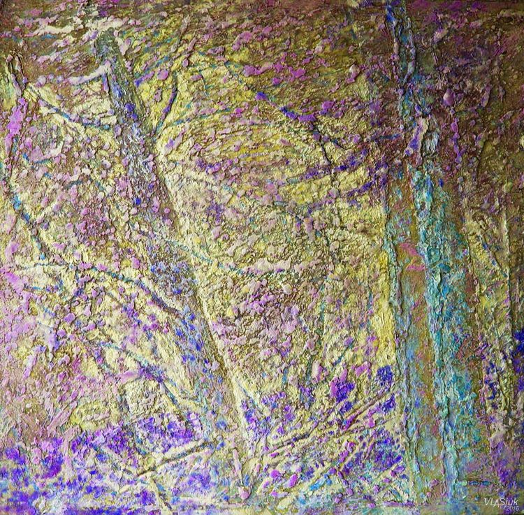 Morning light. Pine trees ... by Alexander Vlasyuk - search and link Fine Art with ARTdefs.com