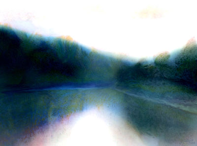 Watercolor-Early Morning by Alexander Vlasyuk - search and link Fine Art with ARTdefs.com