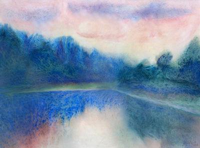 Evening in Berezina by Alexander Vlasyuk - search and link Fine Art with ARTdefs.com