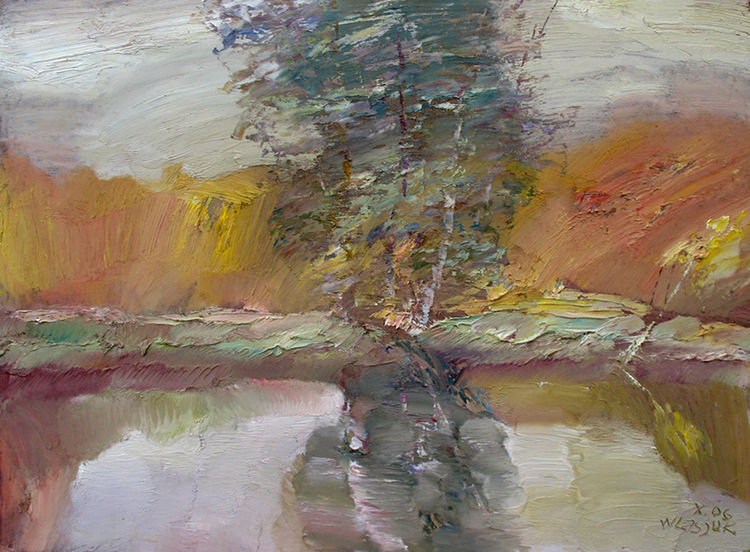 Autumn Reflections-2 by Alexander Vlasyuk - search and link Fine Art with ARTdefs.com