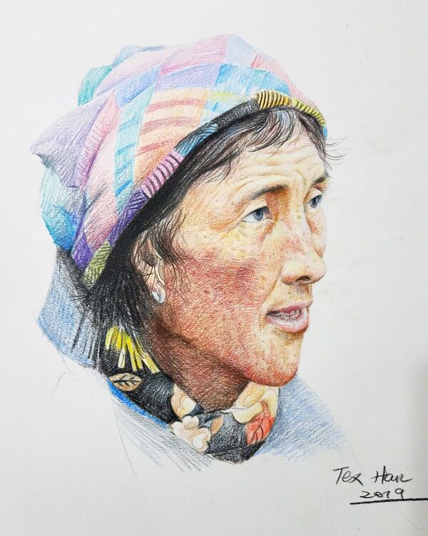 portrait by Tex - search and link Fine Art with ARTdefs.com