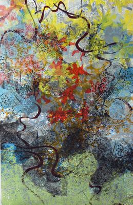 Ribbon in the Sky by Carlos Uribe - search and link Fine Art with ARTdefs.com