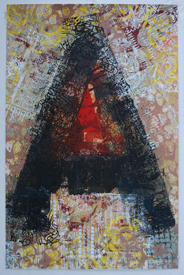The Alphabet Series, 'A' by Carlos Uribe - search and link Fine Art with ARTdefs.com