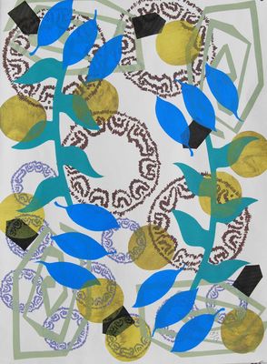 Maui Flow Pattern by Carlos Uribe - search and link Fine Art with ARTdefs.com