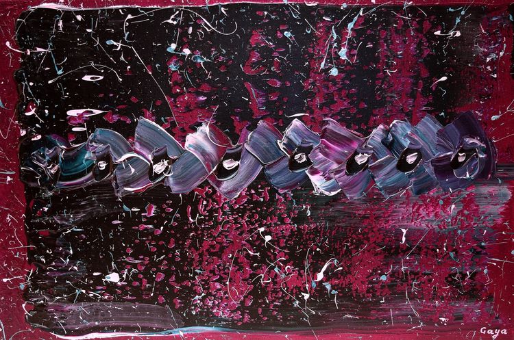 City Mix in Neons by Gaya Karapetyan - search and link Fine Art with ARTdefs.com