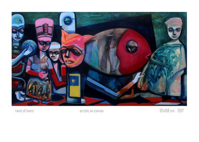 twist of tears by Gyanendra Pratap Singh - search and link Fine Art with ARTdefs.com