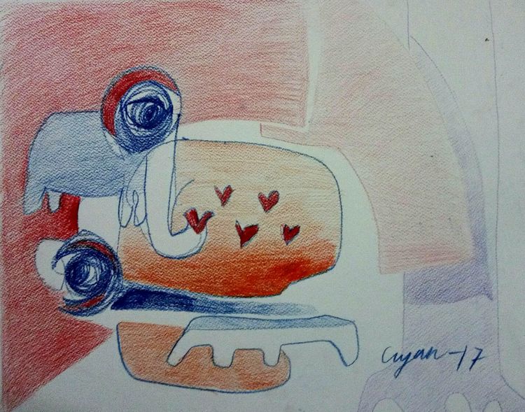 Honesty of love  by Gyanendra Pratap Singh - search and link Fine Art with ARTdefs.com