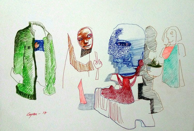 drawing 31 by Gyanendra Pratap Singh - search and link Fine Art with ARTdefs.com