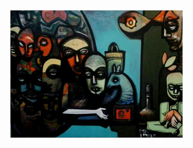 life game chess by Gyanendra Pratap Singh - search and link Fine Art with ARTdefs.com
