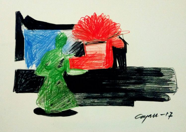 color flower by Gyanendra Pratap Singh - search and link Fine Art with ARTdefs.com