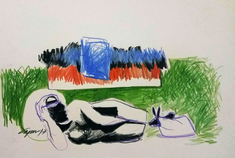 taste of Indian sprichual  by Gyanendra Pratap Singh - search and link Fine Art with ARTdefs.com