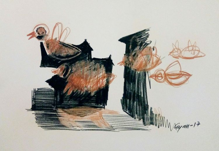 fly on way by Gyanendra Pratap Singh - search and link Fine Art with ARTdefs.com