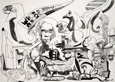 sawan 2  by Gyanendra Pratap Singh - search and link Fine Art with ARTdefs.com