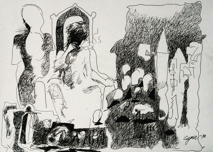 Both are selfish  by Gyanendra Pratap Singh - search and link Fine Art with ARTdefs.com