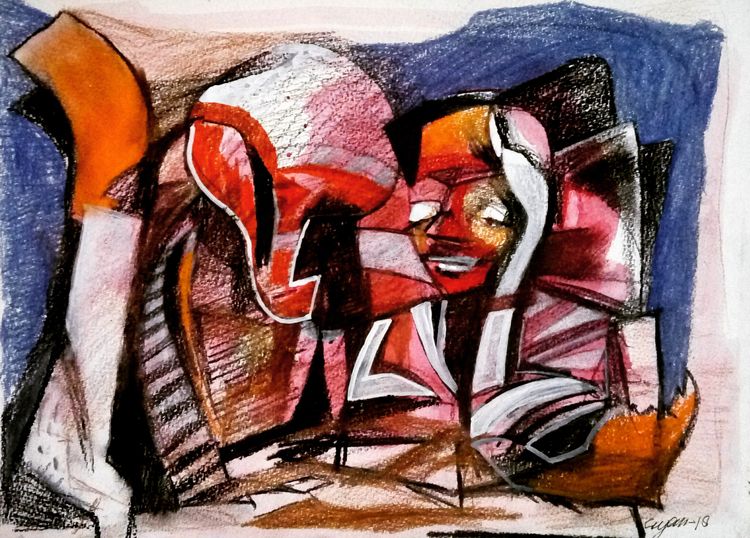 At artist by Gyanendra Pratap Singh - search and link Fine Art with ARTdefs.com