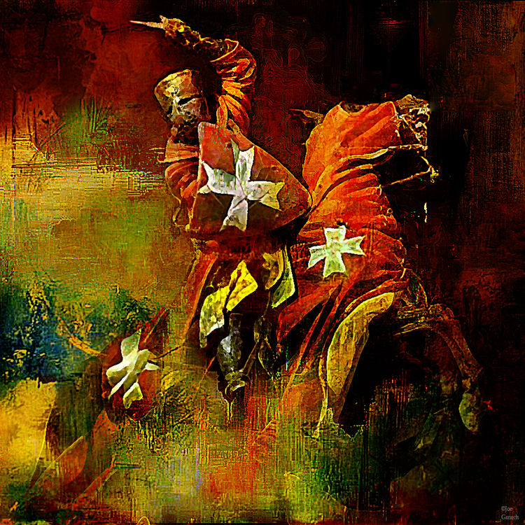 The last assault by Joe Ganech - search and link Fine Art with ARTdefs.com