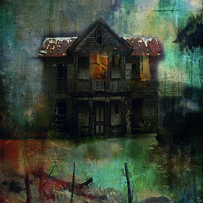 Haunted house by Joe Ganech - search and link Fine Art with ARTdefs.com