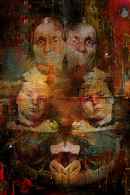 Twins intergenerational by Joe Ganech - search and link Fine Art with ARTdefs.com