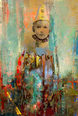 Le petit clown by Joe Ganech - search and link Fine Art with ARTdefs.com