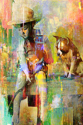 Fishing by Joe Ganech - search and link Fine Art with ARTdefs.com