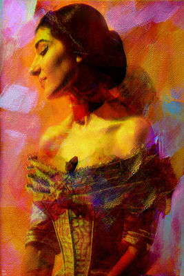 Maria Callas by Joe Ganech - search and link Fine Art with ARTdefs.com