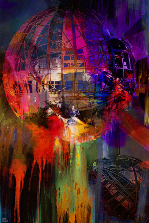 Atomium 58 by Joe Ganech - search and link Fine Art with ARTdefs.com