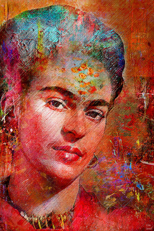 Frida K. by Joe Ganech - search and link Fine Art with ARTdefs.com