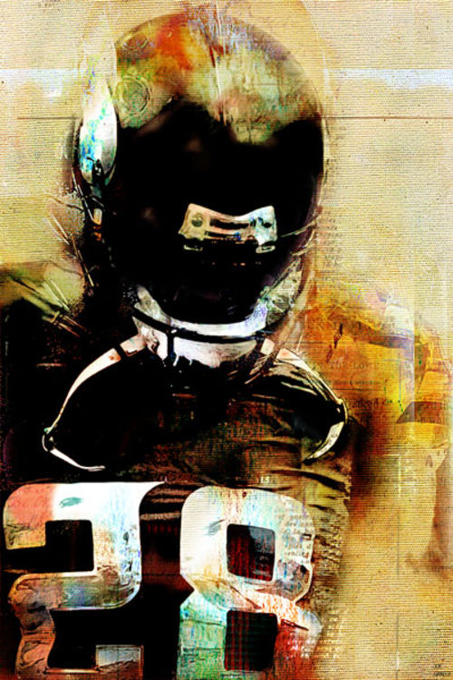 Quarterback by Joe Ganech - search and link Fine Art with ARTdefs.com