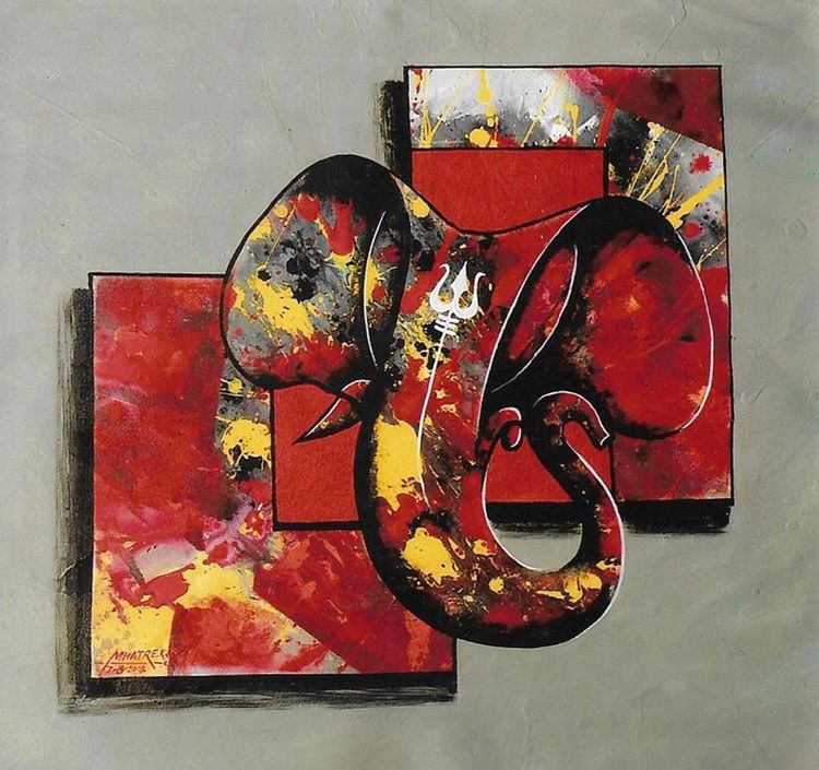 GANESHA by kirtiraj mhatre - search and link Fine Art with ARTdefs.com
