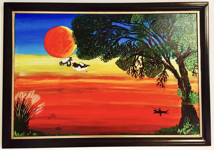 Moon Beam by Teresa R Laurente - search and link Fine Art with ARTdefs.com